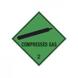 Compressed Gas Sign / Sticker