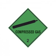 Compressed Gas Sign / Sticker