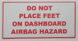 Airbag Hazard Sticker / Decal