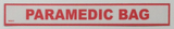Paramedic Bag Sticker / Decal